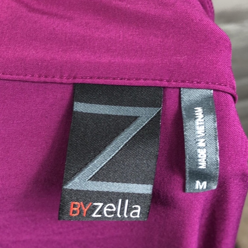 Z by Zella Athletic Full Zip Jacket Fuschia Medium Mesh Lightweight Pink - Picture 7 of 9